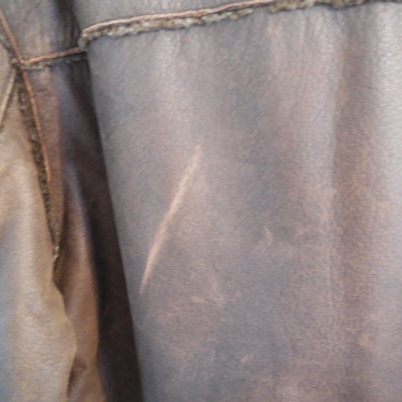 VINTAGE Guess Suede Leather Jacket - Picture 5 of 7